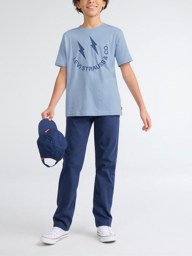 Levis Smile For Levis Chambray Blue T-Shirt Spring 2026 | CHAMBRAY BLUE (UF6)
