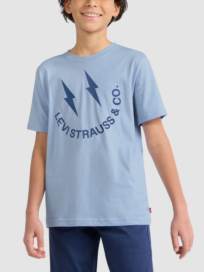 Levis Smile For Levis Chambray Blue T-Shirt Spring 2026 | CHAMBRAY BLUE (UF6)