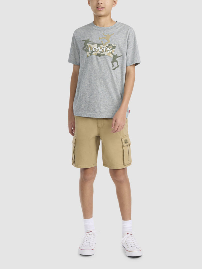 Levis Skate Camo Batwing Grey Heather T-Shirt Spring 2026 | GREY HEATHER (C87)