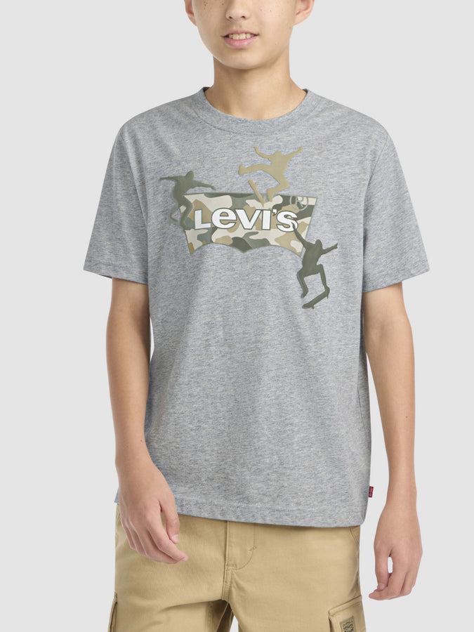 Levis Skate Camo Batwing Grey Heather T-Shirt Spring 2026 | GREY HEATHER (C87)