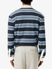 Lacoste Striped Pique Rugby Long Sleeve Polo Shirt Spring 2026