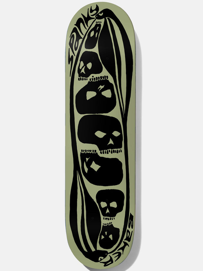 Baker Brain Rabies Kevin Spanky 8.25'' Long Skateboard Deck | GREEN