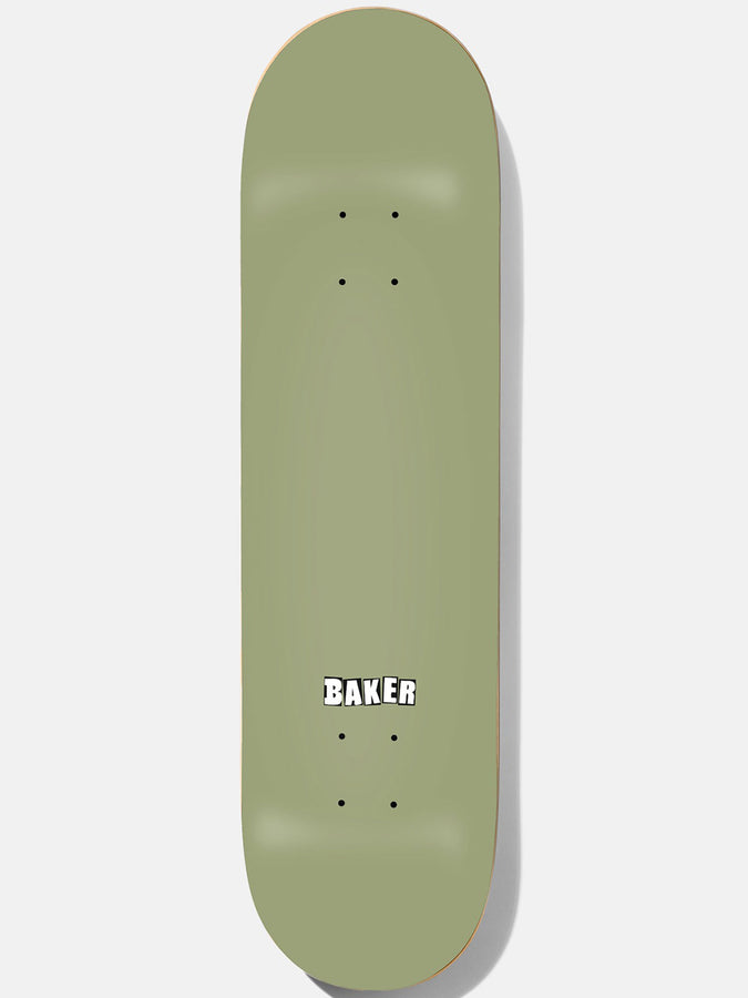Baker Brain Rabies Kevin Spanky 8.25'' Long Skateboard Deck | GREEN