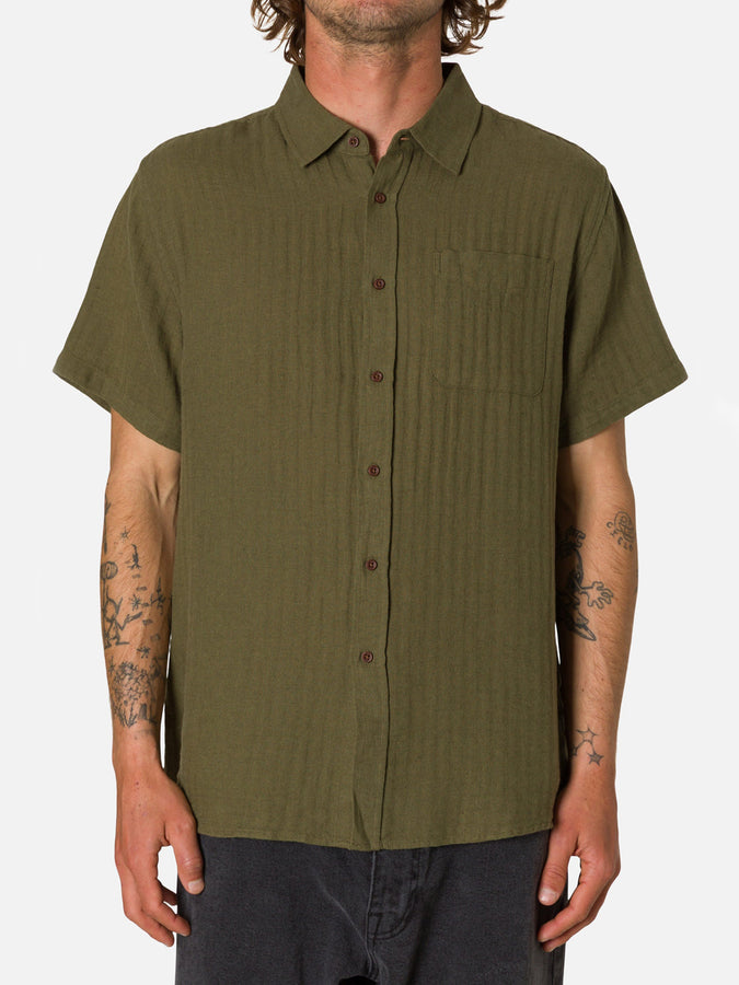 Katin Alan Solid Buttondown Shirt Spring 2026 | OLIVE NIGHT
