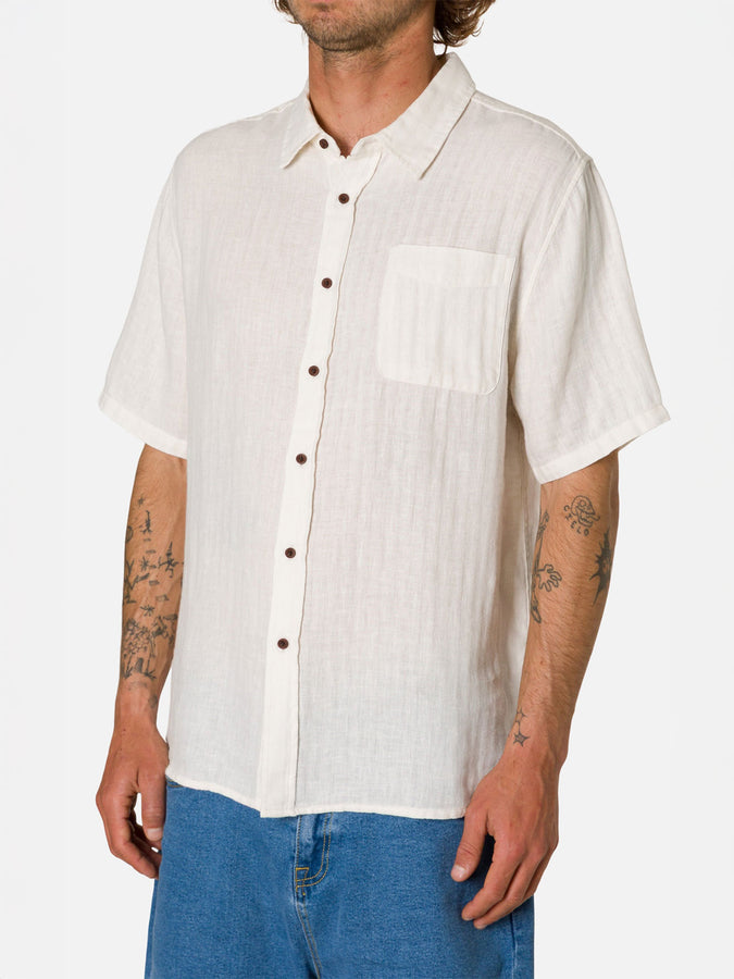 Katin Alan Solid Buttondown Shirt Spring 2026 | VINTAGE WHITE