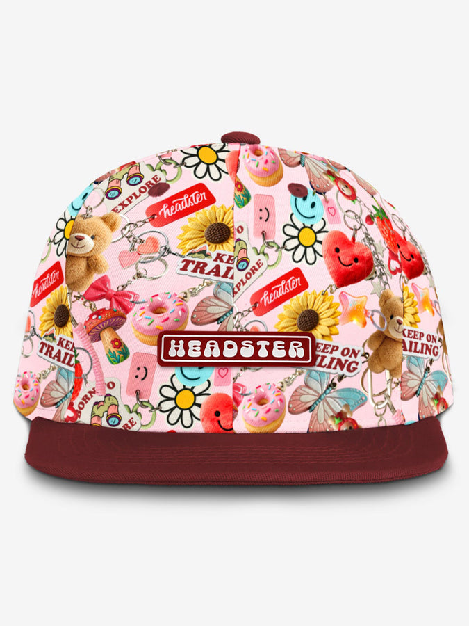 Headster Keychain Snapback Hat | SOFT PINK