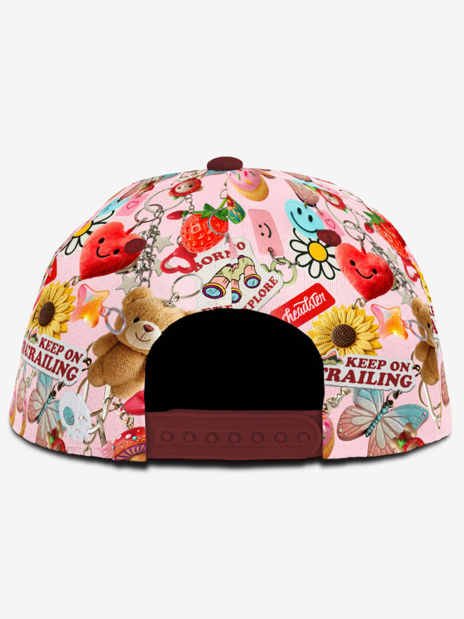 Headster Keychain Snapback Hat | SOFT PINK