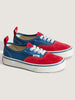 Vans Authentic Elastic Lace Primary Racing Red Shoes (Kids 2-14) Spring 2026