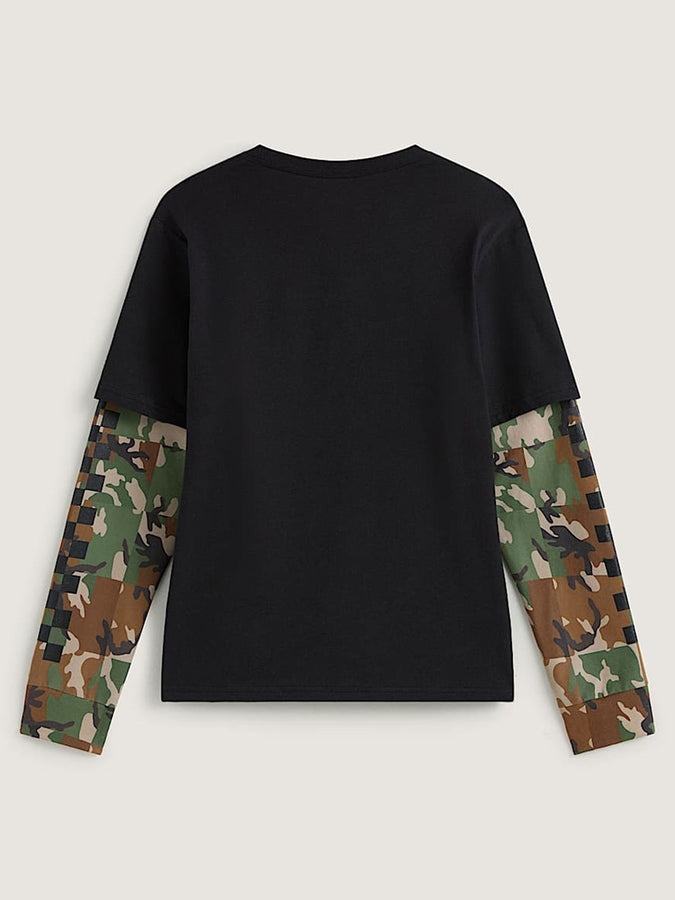 Vans Camo Twofer Long Sleeve T-Shirt Fall 2026 | BLACK (BLK