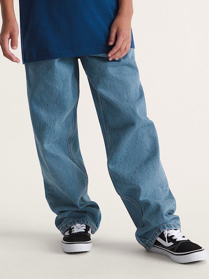 Vans Check-5 Loose Stonewash Blue Jeans | STONEWASH BLUE (CDX)