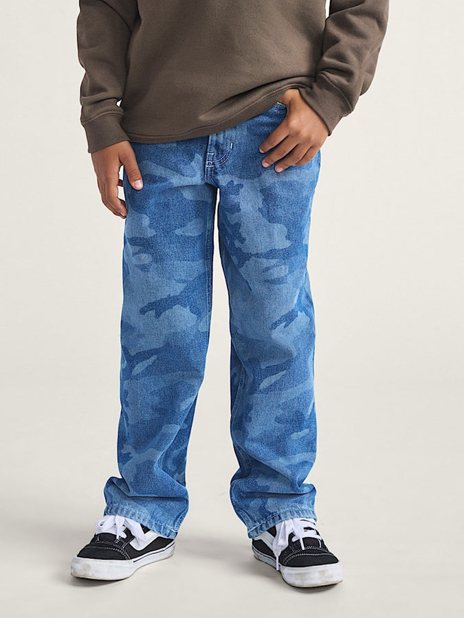 Vans Check-5 Loose Camo Printed Jeans Fall 2025 | STONEWASH BLUE (CDX)