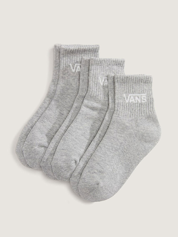 Vans Classic Half 3 Pack Socks | HEATHER GREY (HTG)
