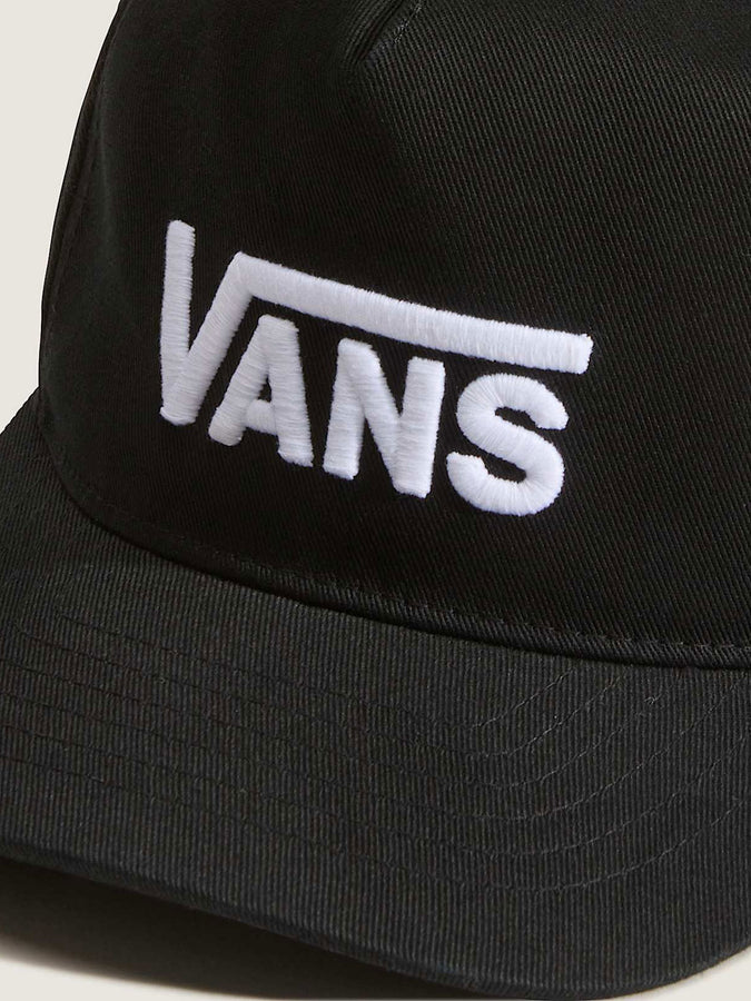 Vans Drop V Logo Snapback Hat | BLACK (BLK)