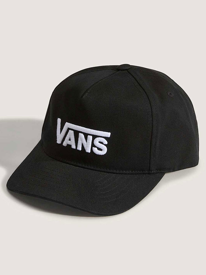 Vans Drop V Logo Snapback Hat | BLACK (BLK)