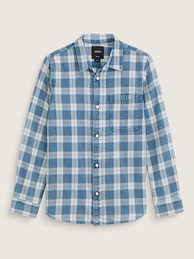 Vans Lawson Vintage Indigo L/S Buttondown Shirt Fall 2026 | BLEACH INDIGO (HEC)
