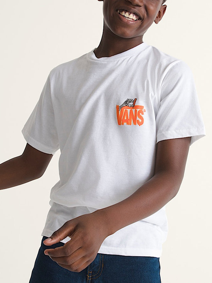 Vans Lil Reggie Mischief T-Shirt (Youth 7-14) Summer 2026 | WHITE (WHT)