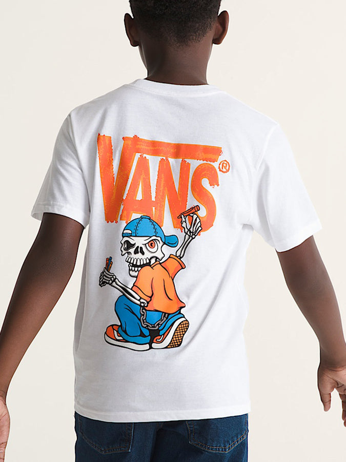 Vans Lil Reggie Mischief T-Shirt (Youth 7-14) Summer 2026 | WHITE (WHT)
