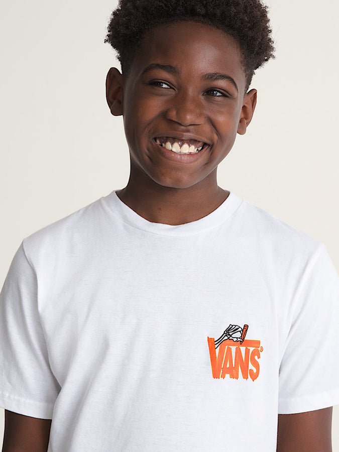 Vans Lil Reggie Mischief T-Shirt (Youth 7-14) Summer 2026 | WHITE (WHT)