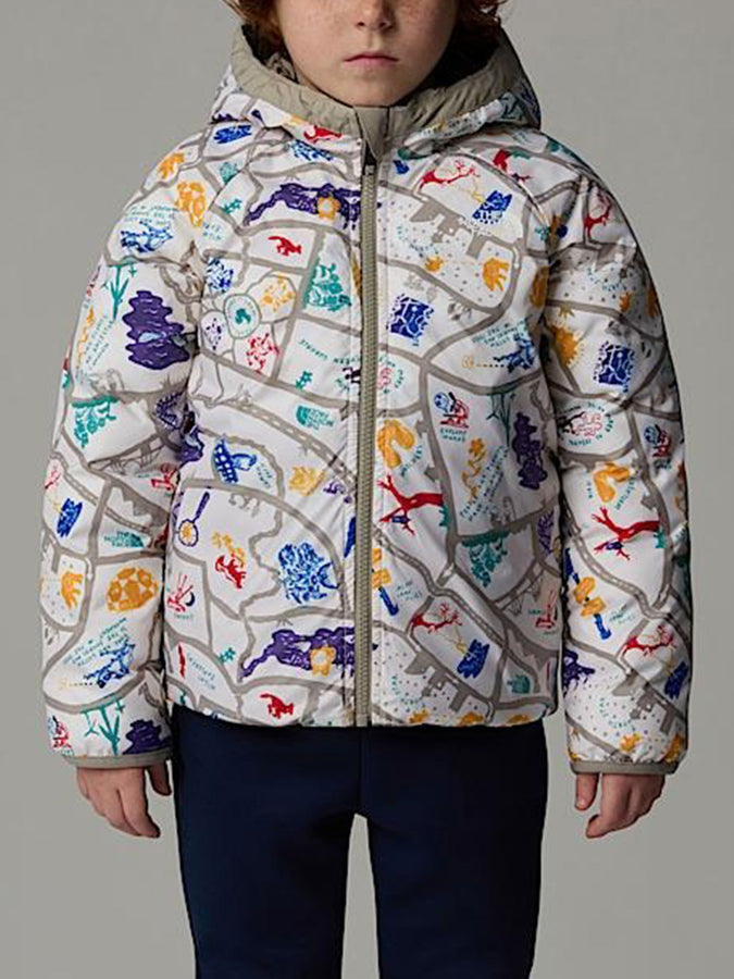 The North Face Reversible Perrito Hooded Jacket Winter 2025 | CLAY GREY (1I4)