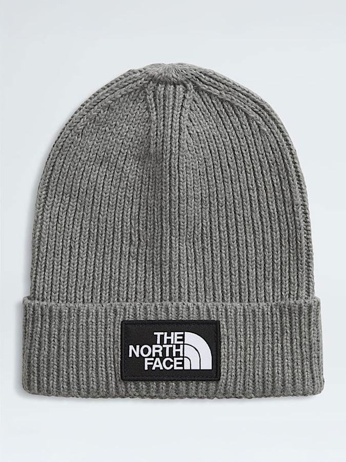 TNF Logo Box Cuffed Beanie | TNF MEDIUM GREY HEATHER (DYY)