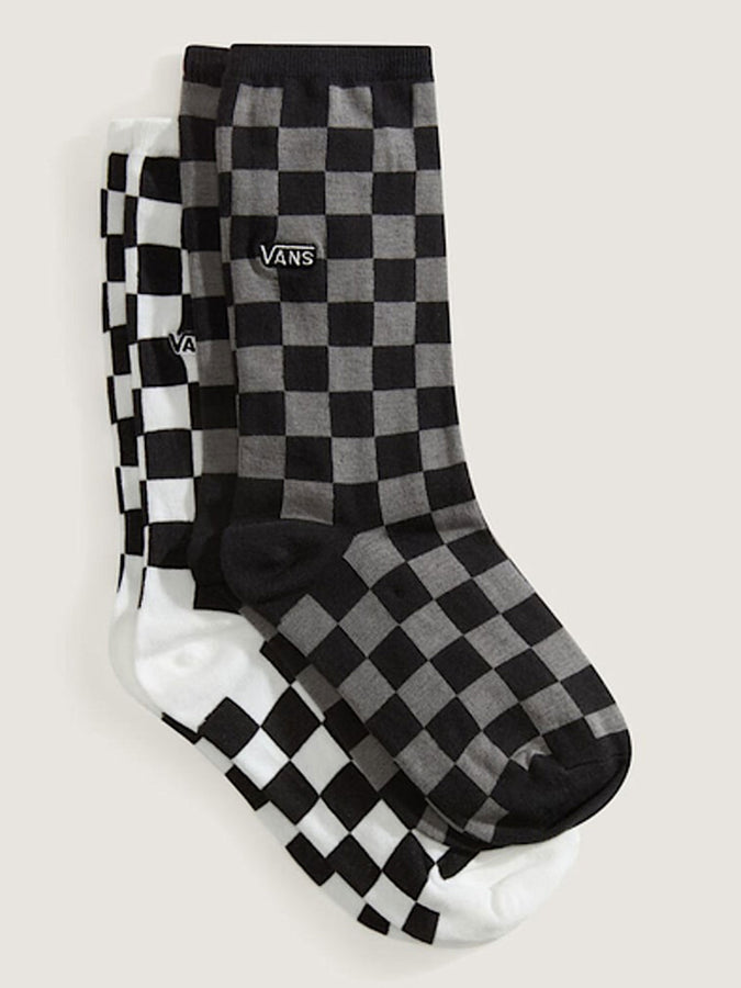 Vans Ticker 2 Pack Socks | BLACK/WHITE (Y28)