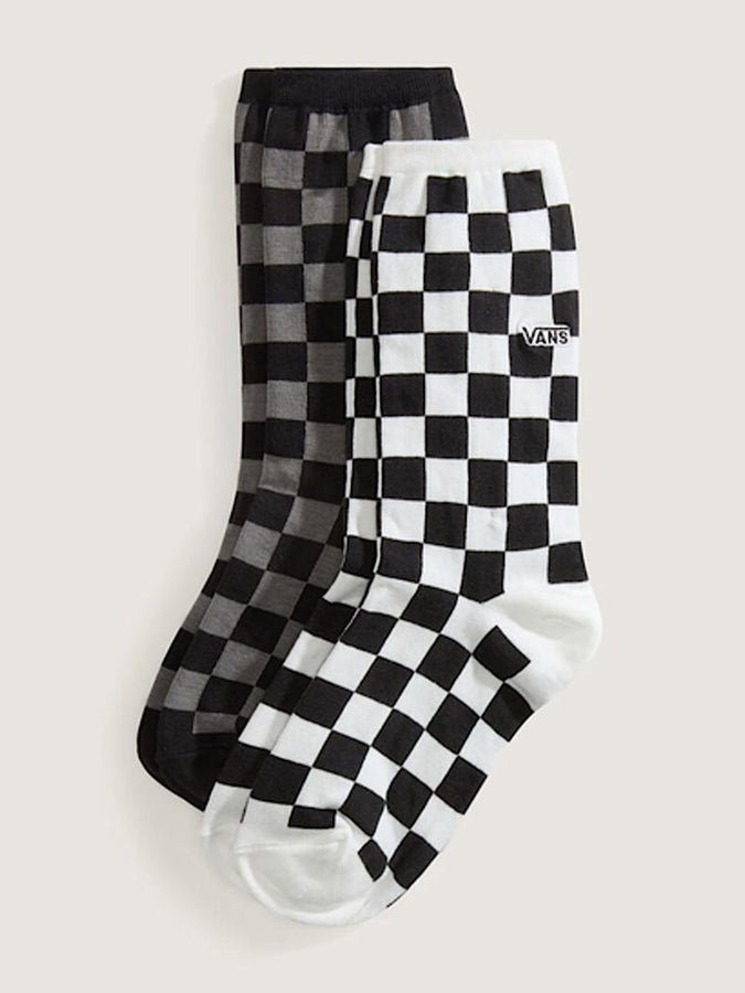 Vans Ticker 2 Pack Socks | BLACK/WHITE (Y28)