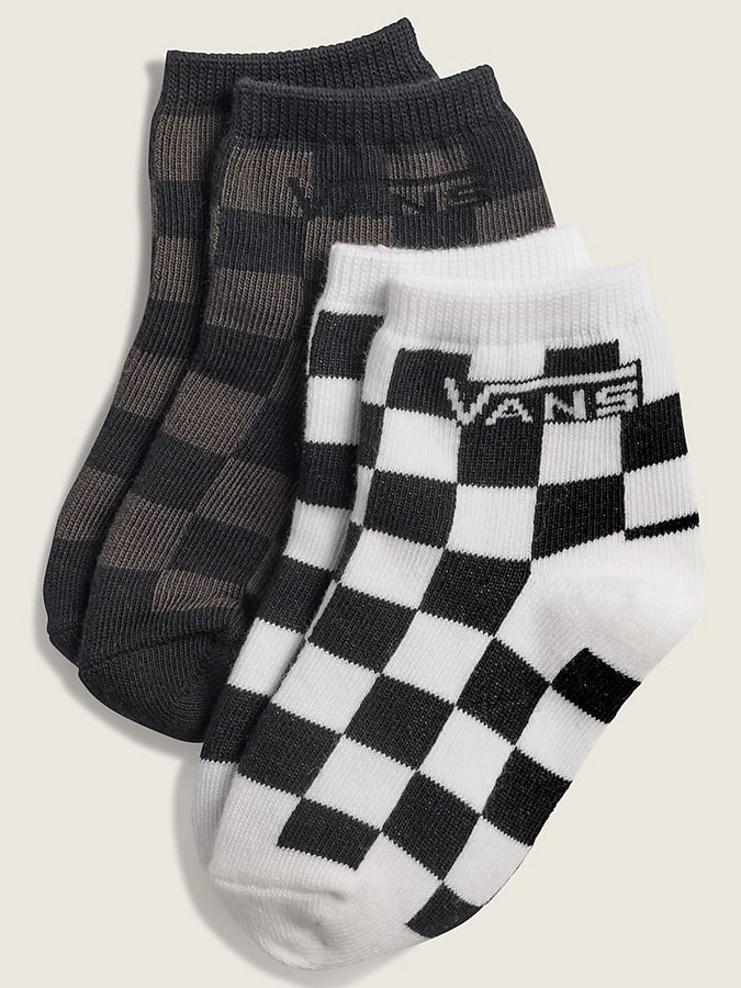 Vans Ticker 2  Pack Socks | BLACK/WHITE (Y28)