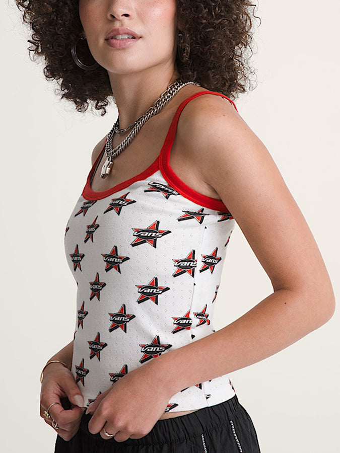 Vans Kiki Cami Tank Top Spring 2026 | RACING RED (IZQ)