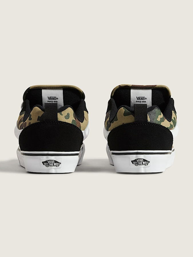Vans Knu Skool Black camo/Green Shoes Fall 2025 | CAMO BLACK/GREEN (YJ7)