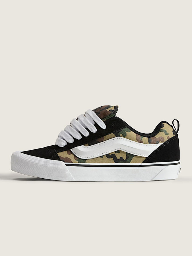 Vans Knu Skool Black camo/Green Shoes Fall 2025 | CAMO BLACK/GREEN (YJ7)