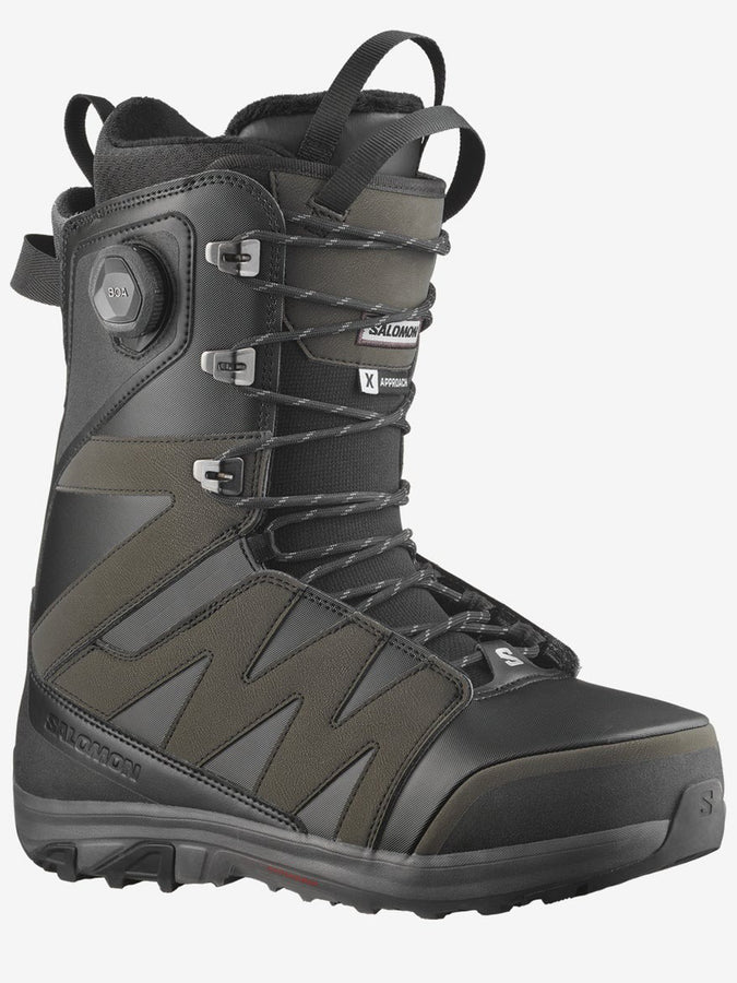 Salomon X Approach Lace SJ BOA Snowboard Boots 2025 | BLACK