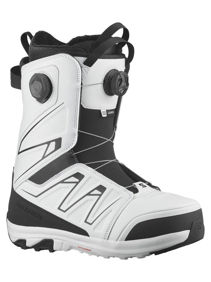 Salomon Launch BOA SJ BOA Black/White Snowboard Boots 2026 | BLACK/WHITE