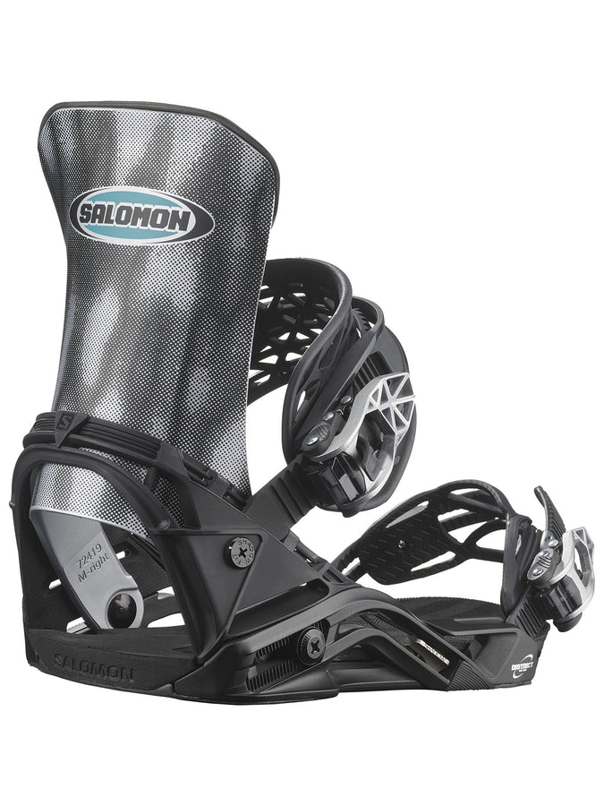 Salomon District Pro Team Snowboard Bindings 2025 | CHROME
