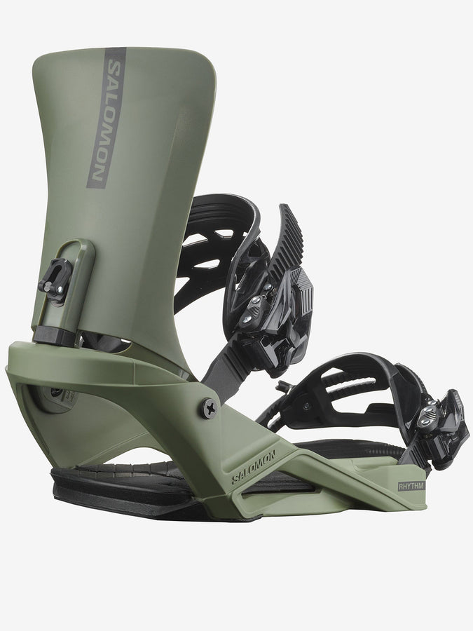 Salomon Rhythm Lichen Green Snowboard Bindings 2025 | LICHEN GREEN