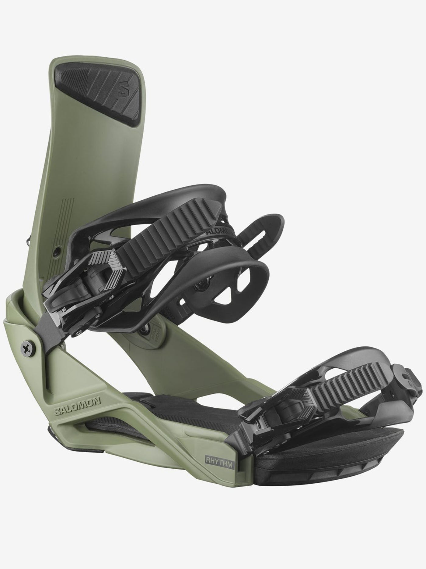 Salomon Rhythm Lichen Green Snowboard Bindings 2025