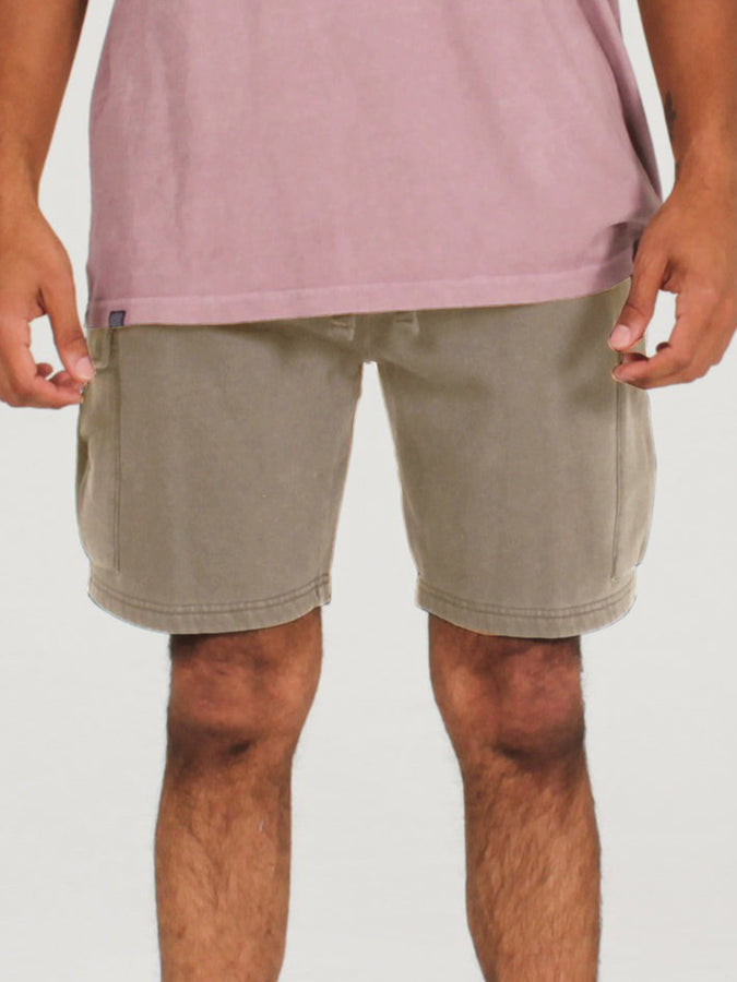 Lira Short Fleece Jogger Shorts Spring 2024 | STONE