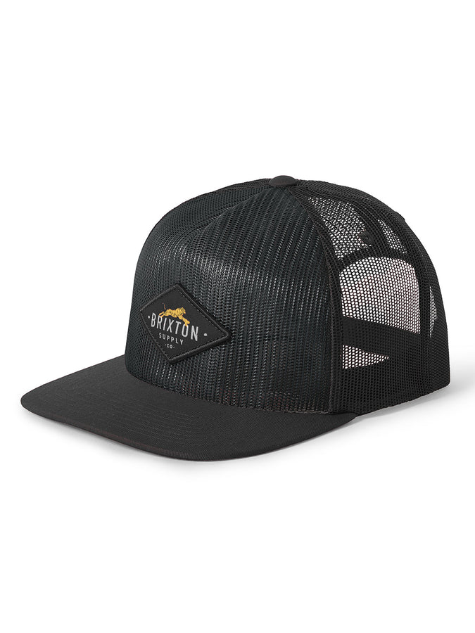 Brixton Leaper All Mesh Trucker Hat | BLACK/BLACK
