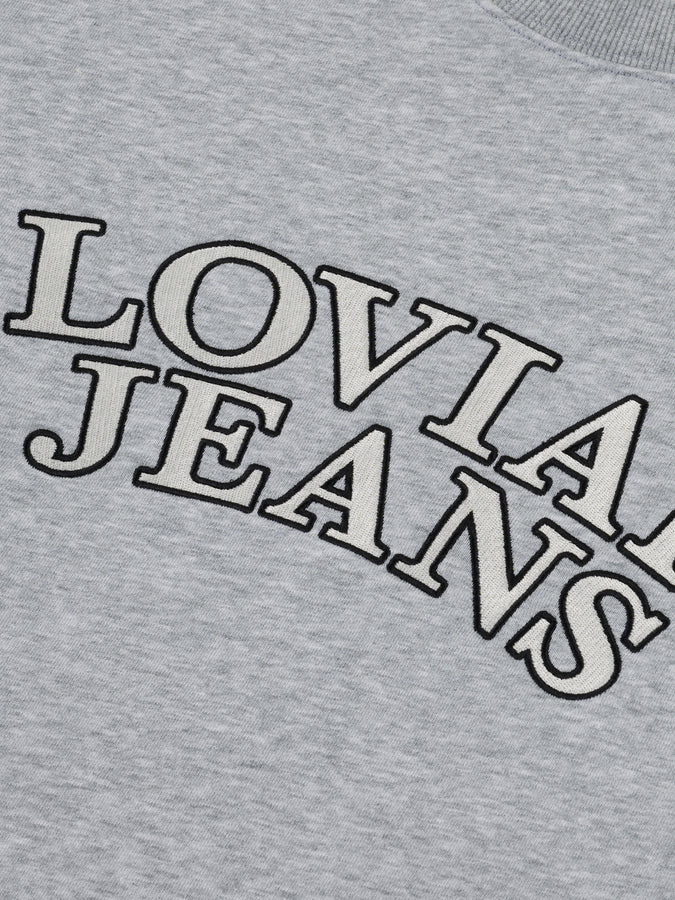 Loviah Jeans Crewneck Sweatshirt Spring 2024 | HEATHER GREY