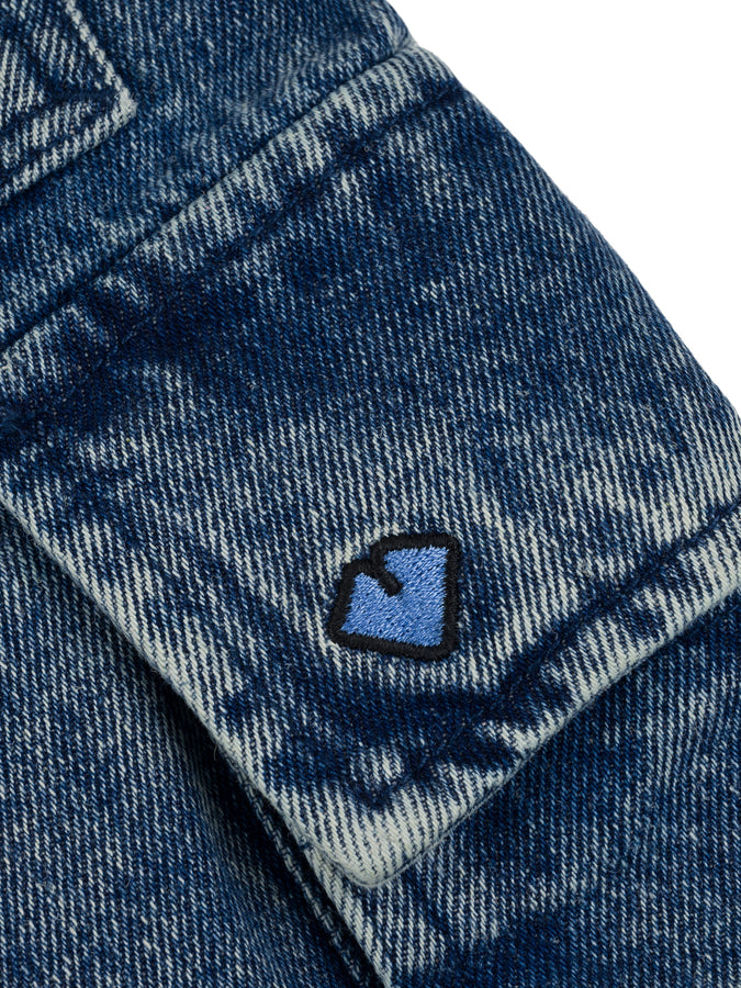 Loviah Cargo jeans Spring 2024 | BLUE ACID WASH
