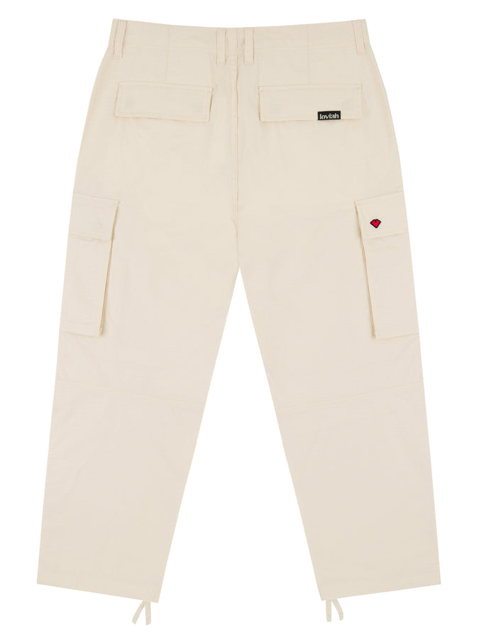 Loviah Ripstop Cargo Pants | WHITE