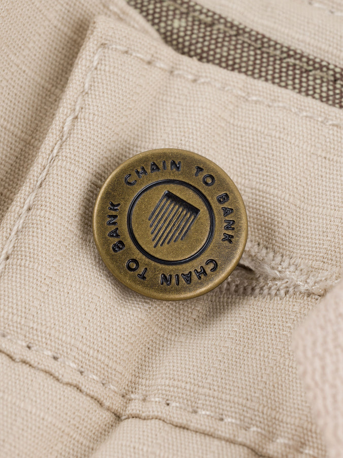 Chain To Bank Run & Gun Rs Pants Fall 2025 | TAN