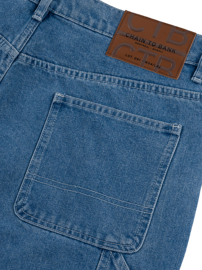 Chain To Bank Put In The Work Jeans Fall 2025 | LIGHT STONE WASH
