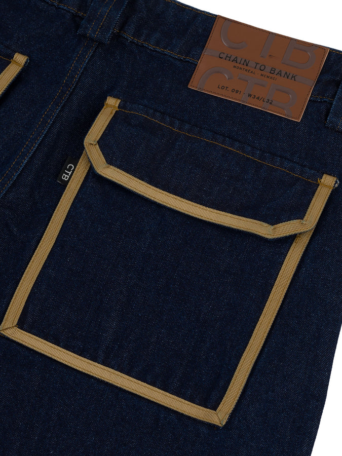 Chain To Bank Golden Era Tribute Jeans Fall 2025 | WASHED BLUE