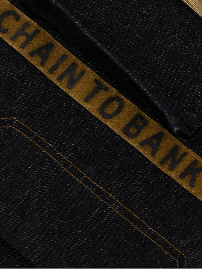 Chain To Bank Golden Era Tribute Jeans Fall 2025 | WASHED BLACK