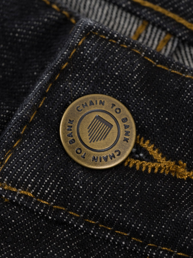 Chain To Bank Golden Era Tribute Jeans Fall 2025 | WASHED BLACK