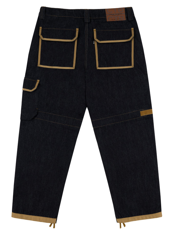 Chain To Bank Golden Era Tribute Jeans Fall 2025 | WASHED BLACK