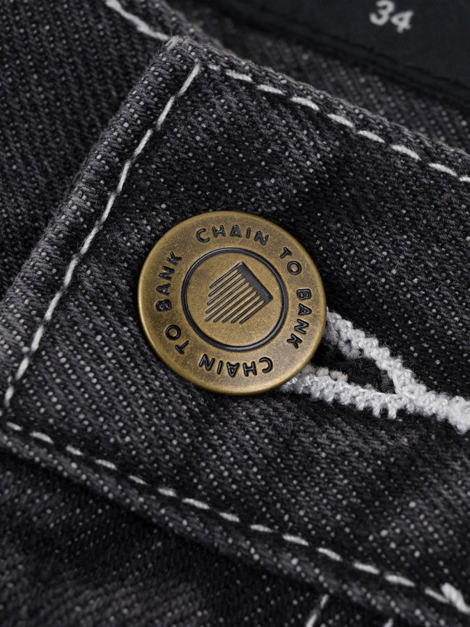 Chain To Bank Billions Baggy Fit Jeans Fall 2025 | GREY STONE