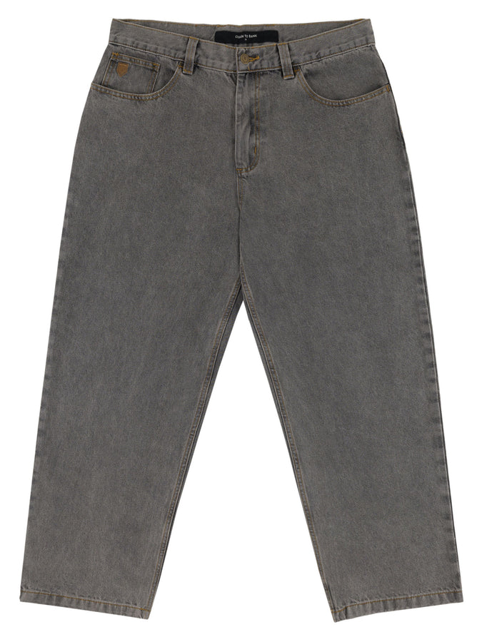 Chain To Bank Billions Baggy Fit Jeans Fall 2025 | FADED GREY
