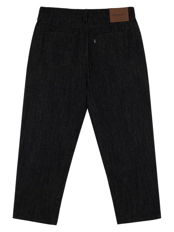 Chain To Bank Millions Roomy Fit Jeans Fall 2026 | RAW BLACK