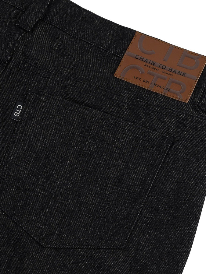 Chain To Bank Millions Roomy Fit Jeans Fall 2026 | RAW BLACK